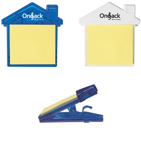 SH212 House Clip With Sticky Notes And Custom I...